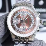 Breitling 43MM in Diameter 7751 Movement Premium Steel Brown Watch